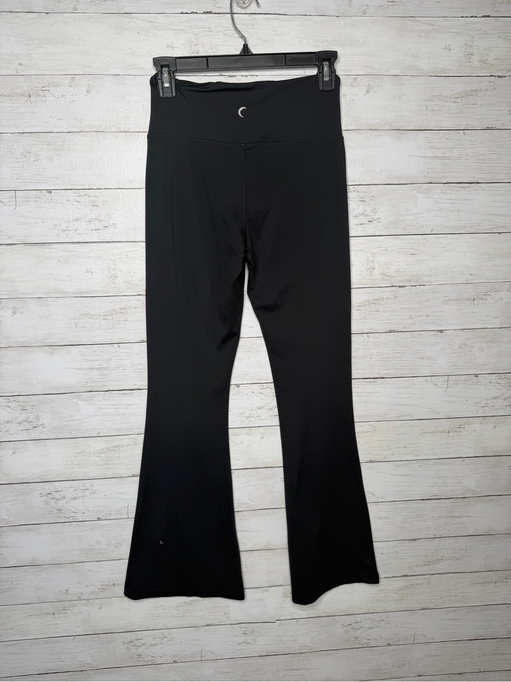 Zyia Active Black Flare Leggings Yoga Pants Size 4 - Picture 5 of 5